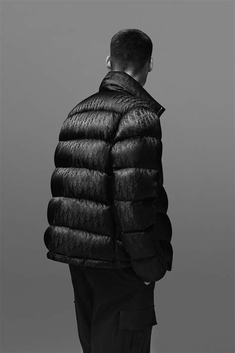 dior jacke herren monogram|Dior down jacket black.